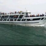 Le premier  jour de  l’ouverture du transport maritime Bukavu-Goma, trois semaines d’absence  :  les bateaux  presque à moitié