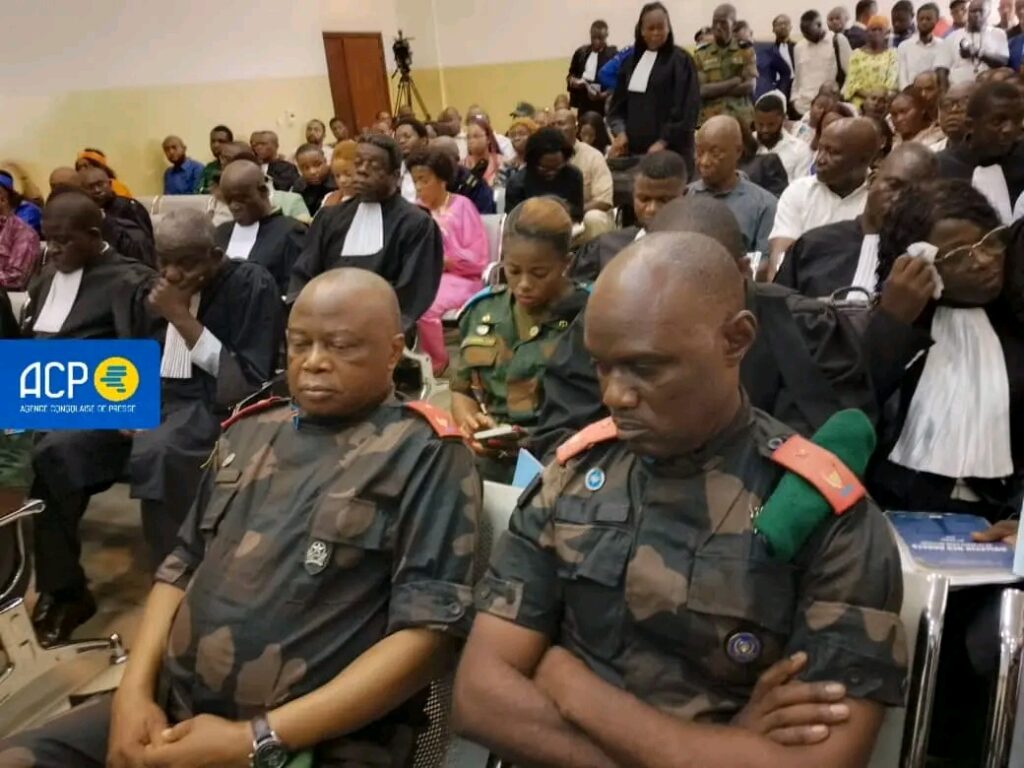 Cinq hauts gradés des FARDC et PCR présentés devant la barre pour fuite face à l’avancée du M23 et à l’armée rwandaise