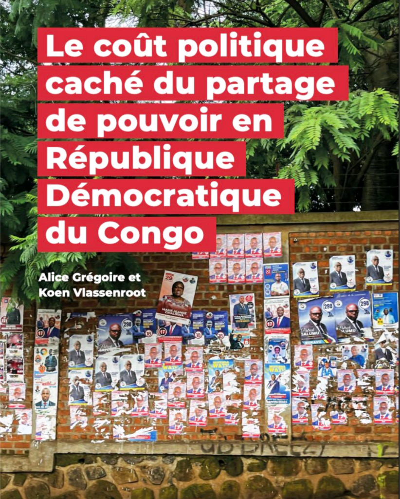 L’étude intitulée « Le coût politique caché du partage de pouvoir en République Démocratique du Congo »