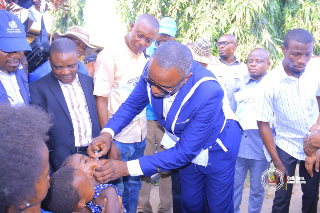 Lancement d’une campagne de vaccination contre la poliomyélite dans six provinces de la RDC