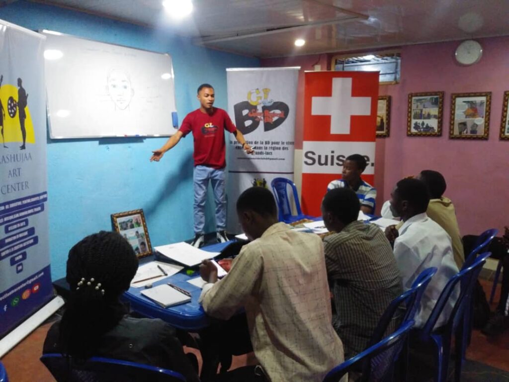 BUKAVU : Mashujaa Art Center lance la deuxième édition du Salon Régional de la Bande Dessinée (BD) 