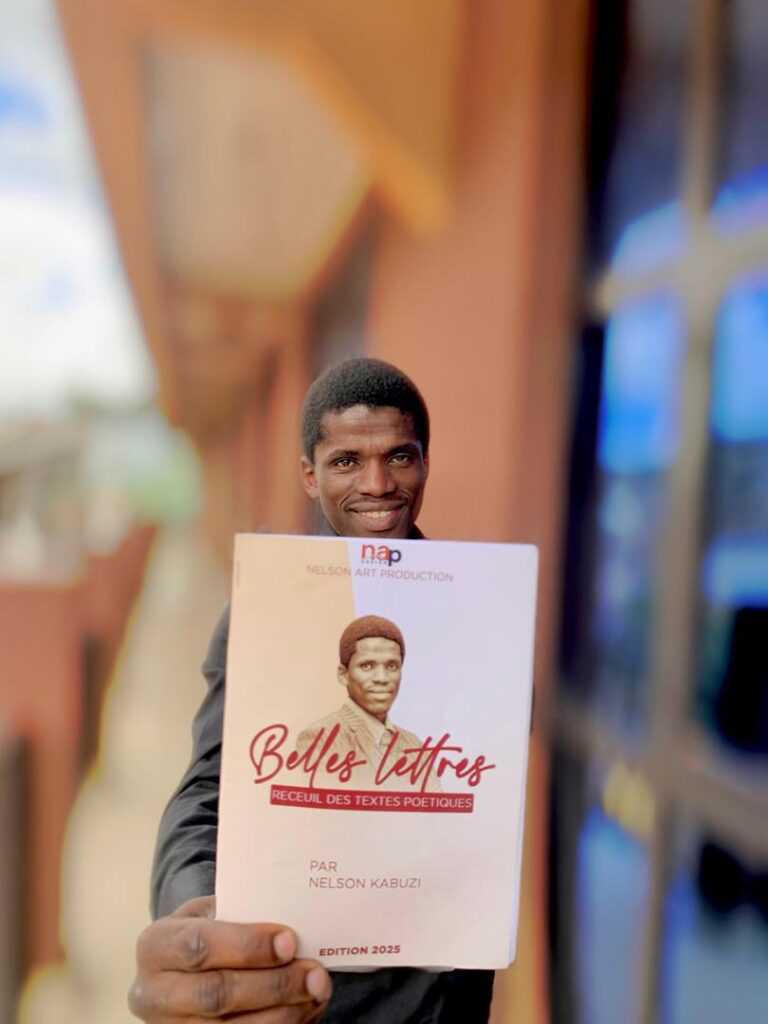 Sortie officielle littérature : « Belles Lettres », le nouveau recueil de Nelson Kabuzi, une poésie qui panse les blessures