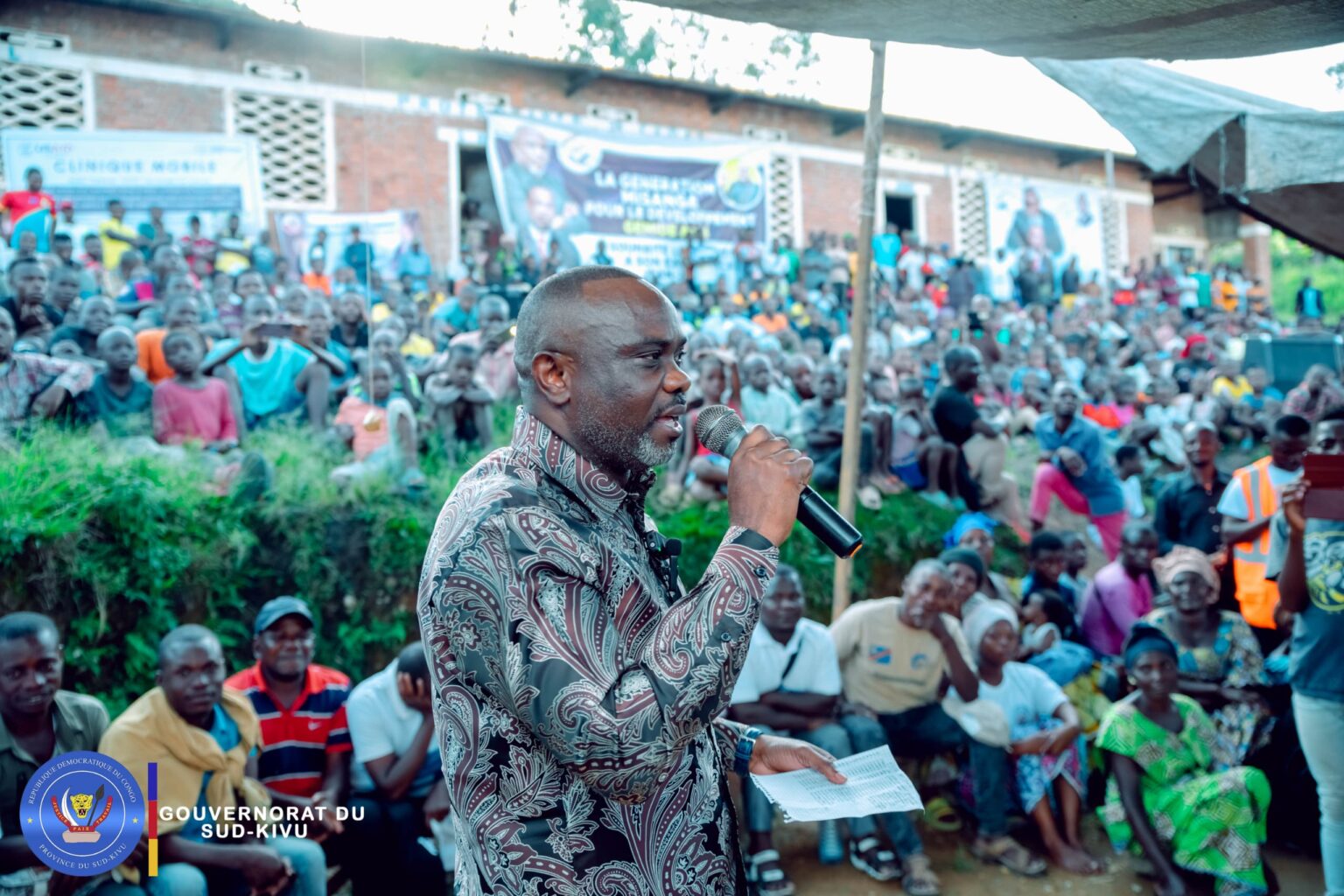 Sud-Kivu : nouvelle visite humanitaire du Vice-Gouverneur à Fizi