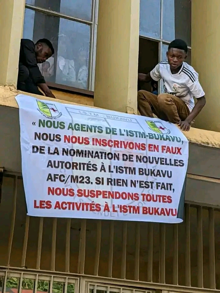 Tensions à l’ISTM-Bukavu : le personnel rejette les nouvelles nominations liées à l’AFC/M23