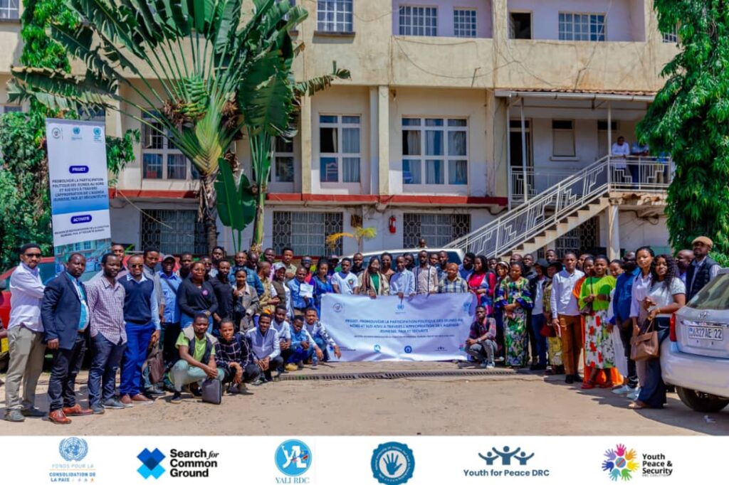 « Les organisations de jeunesse se mobilisent à Bukavu pour la mise en œuvre de la Résolution de l’agenda 2250 en RDC »