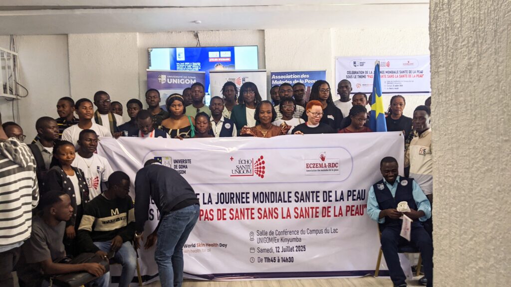 Goma :   La  dépigmentation artificielle de la peau, danger  pour    la santé cutanée, thème abordé dans la conférence-débat organisée  par ECZMA-RDC  en collaboration avec l’écho santé de l’Université    de Goma