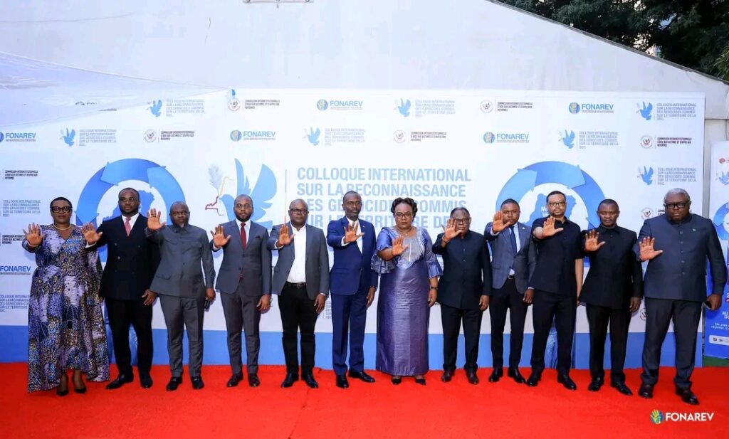 Clôture du Colloque international sur la reconnaissance des génocides en RDC : un moment fort pour la mémoire, la justice et la vérité